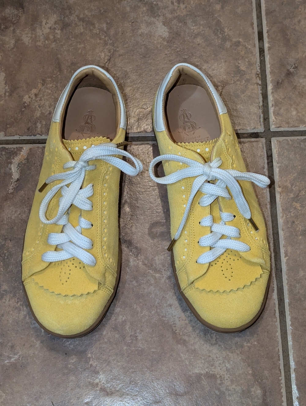 The Office Of Angela Scott Mr Elliott Suede Sneakers Size 36.5 Excellent